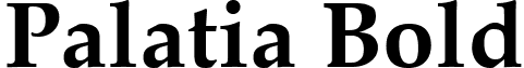 Palatia Bold font - PALATBOL.ttf