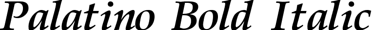Palatino Bold Italic font - POBI___R.ttf
