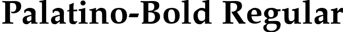 Palatino-Bold Regular font - paltno.ttf