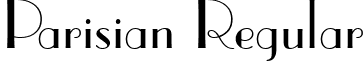 Parisian Regular font - PARISNN.ttf