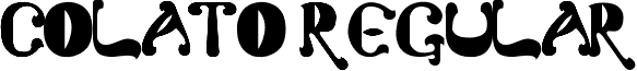 Colato Regular font - Colato.ttf