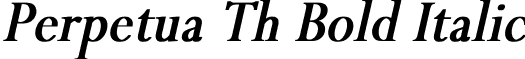 Perpetua Th Bold Italic font - perpetu2.ttf