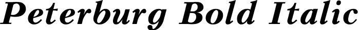 Peterburg Bold Italic font - PETERBU2.TTF