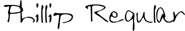 Phillip Regular font - PhillipRegular.ttf