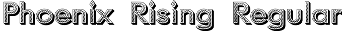 Phoenix Rising Regular font - PhoenixRising.ttf