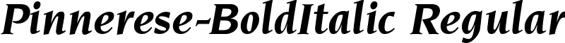 Pinnerese-BoldItalic Regular font - pinne.ttf