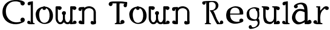 Clown Town Regular font - Clown Town.ttf