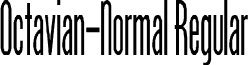 Octavian-Normal Regular font - Octavian-Normal.ttf