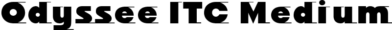Odyssee ITC Medium font - LT_70782.ttf
