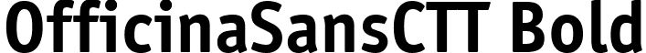 OfficinaSansCTT Bold font - OSN65__C.ttf