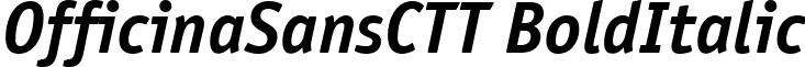 OfficinaSansCTT BoldItalic font - OSN66__C.ttf