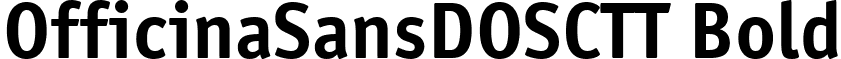 OfficinaSansDOSCTT Bold font - OSN65__D.ttf