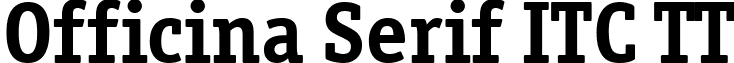 Officina Serif ITC TT font - OFFISFB.ttf