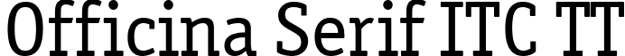 Officina Serif ITC TT font - OFFISFW.ttf