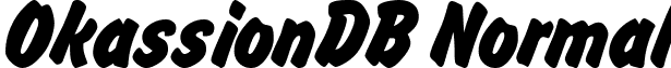 OkassionDB Normal font - OkassionDBNormal.ttf