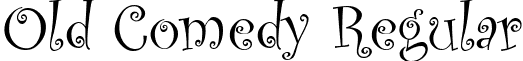 Old Comedy Regular font - Old_20Comedy.ttf