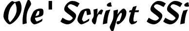 Ole' Script SSi font - OleScriptSSi.ttf