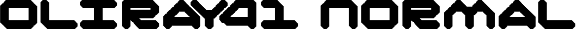 Oliray41 Normal font - Oliray41Normal.ttf