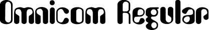 Omnicom Regular font - Omnicom.ttf