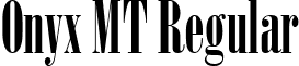 Onyx MT Regular font - ony.ttf