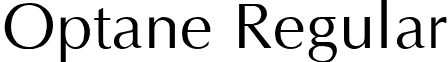 Optane Regular font - OptaneRegular.ttf