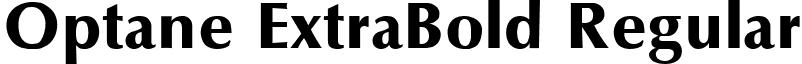 Optane ExtraBold Regular font - OptaneExtraBold.ttf