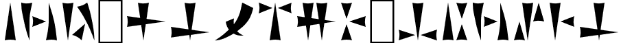 Ork Glyphs Normal font - OrkGlyphs.ttf