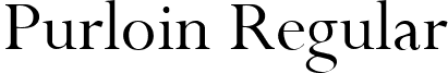 Purloin Regular font - PurloinRegular.ttf