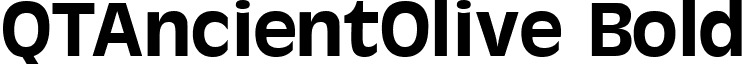 QTAncientOlive Bold font - QTAncientOliveBold.ttf