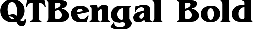 QTBengal Bold font - QTBengalBold.ttf