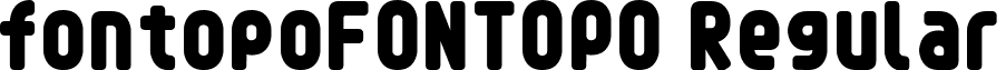 fontopoFONTOPO Regular font - fontopoFONTOPO-Regular.ttf