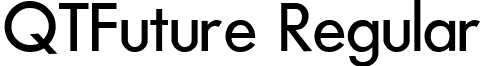 QTFuture Regular font - QTFutureRegular.ttf