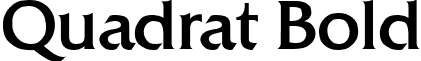 Quadrat Bold font - QuadratBold.ttf