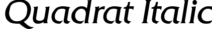 Quadrat Italic font - QuadratItalic.ttf