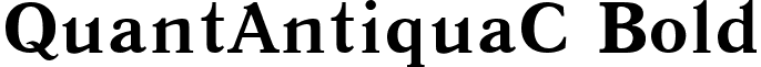 QuantAntiquaC Bold font - QNAB.ttf