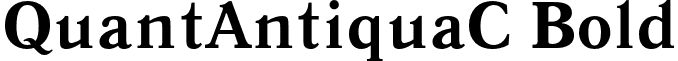 QuantAntiquaC Bold font - QuantAntiquaC-Bold.otf