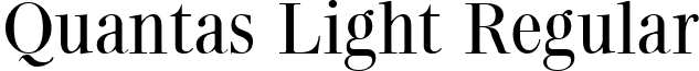 Quantas Light Regular font - QUANTL.ttf