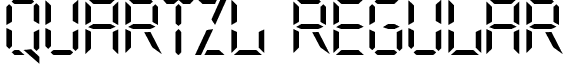 QuartzL Regular font - QuartzLRegular.ttf