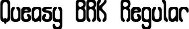 Queasy BRK Regular font - QueasyBRK.ttf