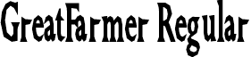 GreatFarmer Regular font - GreatFarmer.ttf