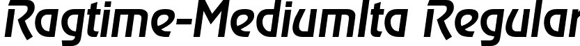 Ragtime-MediumIta Regular font - Ragtime-MediumIta.ttf