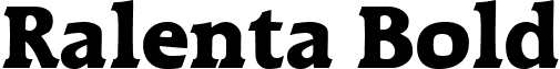 Ralenta Bold font - RALXB.ttf