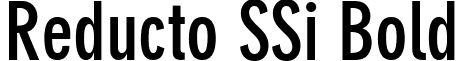 Reducto SSi Bold font - ReductoSSiBold.ttf