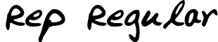 Rep Regular font - RepRegular.ttf