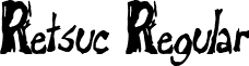 Retsuc Regular font - Retsuc.ttf