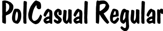 PolCasual Regular font - PolCasual-Regular.ttf