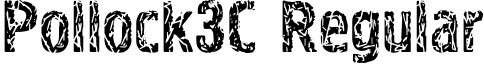 Pollock3C Regular font - Pollock3C.otf