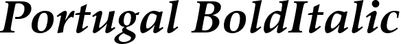 Portugal BoldItalic font - BRPORVS0.ttf