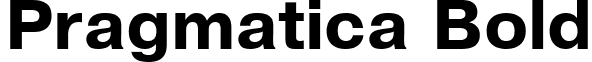 Pragmatica Bold font - PRAGM9.ttf