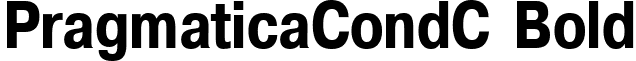 PragmaticaCondC Bold font - PRCB.ttf